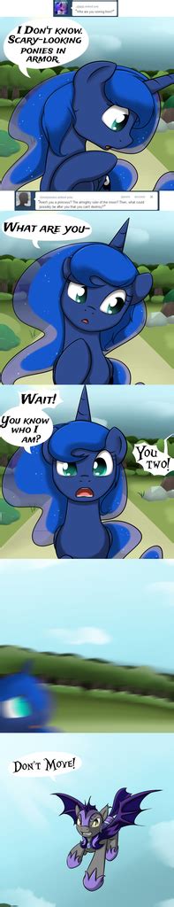 Safe Artist Theparagon Princess Luna Bat Pony Pony