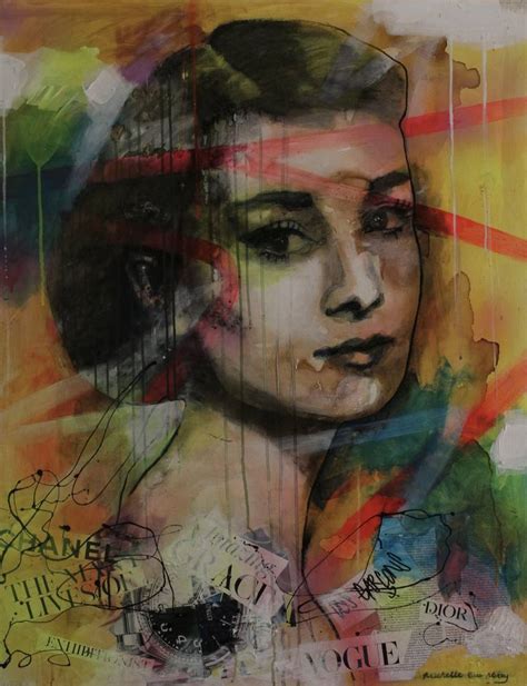 Timeless Grace Audrey Hepburn Painting By Michelle Eva May Saatchi Art