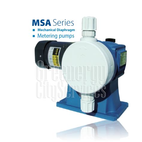 Seko MSA Metering Pump 60L Hr 5Bar 1Phase PVC Mechanical Diaphragm