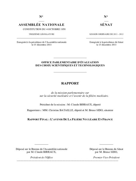 Remplissable En Ligne Rapport Sur Le Contrle De La Suret Et De La