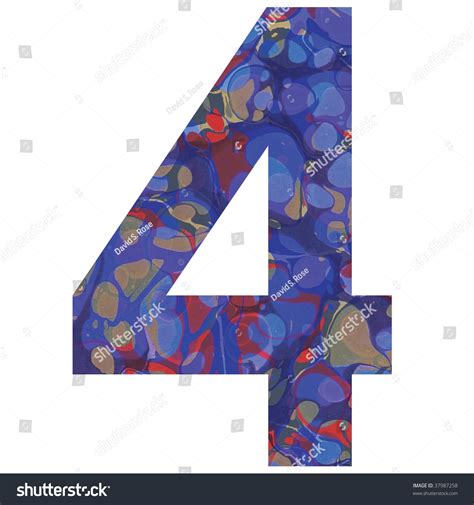 Number Four Symbol Design Stock Illustration 37987258 | Shutterstock