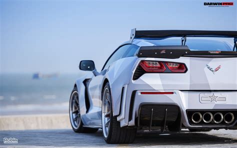 2013-2019 Corvette C7 Z51 Grandsport Z06 BKSS Style Trunk Spoiler