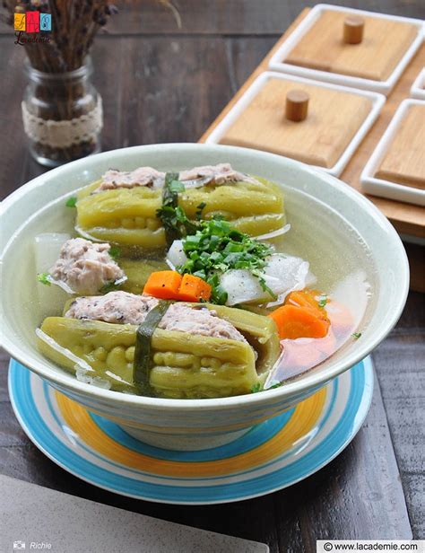 Canh Khổ Qua Nhồi Thịt Recipe Vietnamese Stuffed Bitter Melon Soup