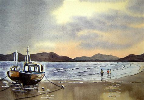 After the Storm, Watercolour, Seascape, Paintings - Peter's Art Gallery