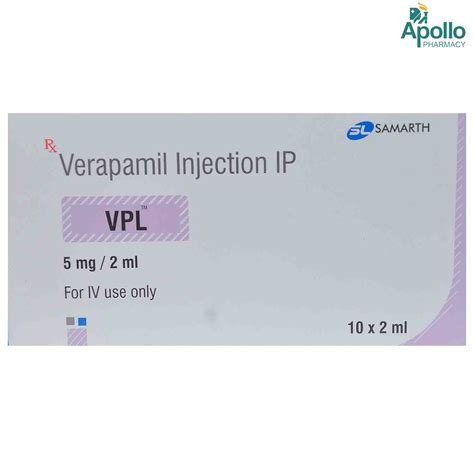 Verapamil Uses Side Effects And Medicines Apollo Pharmacy