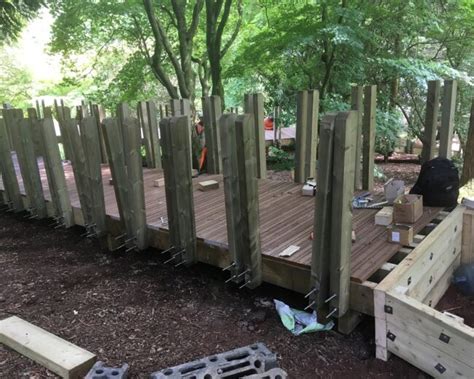 Quadrapile Helical Pile Foundations For A Woodland Boardwalk Quadrabuild