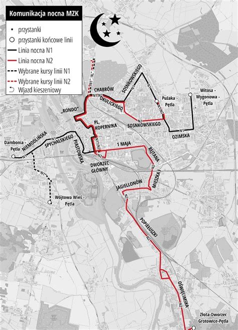 Nowy rozkład jazdy MZK z szybką linią i połączeniami nocnymi Miejski