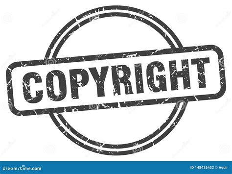 Copyright Stamp Stock Vector Illustration Of Grunge