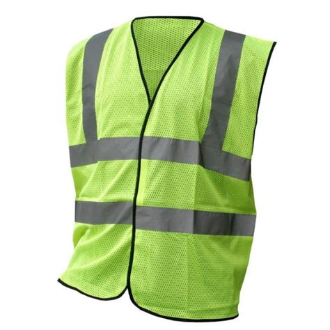 Hivis Mesh Vest Saturn Yellow Workwear And Ppe From Logistics Uk Uk