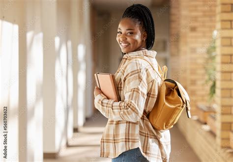 College Student With Books