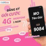 Cách đăng ký gói 4G Mobi D5 1 ngày 5K có ngay 1GB data