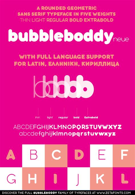 Bubbleboddy Neue Font