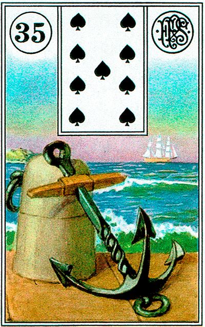 Significado De El Ancla Del Tarot Lenormand Lenormand Tarot