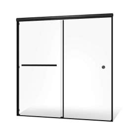 Sorrento Lux Semi Frameless Double Sliding Shower Door 56 60 Width 70