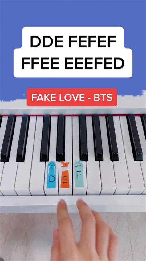 Fake Love Bts Piano Tutorial Easypianotutorial Piano Teaching