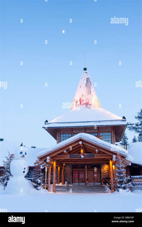 Santa Claus Village, Rovaniemi, Finland Stock Photo - Alamy