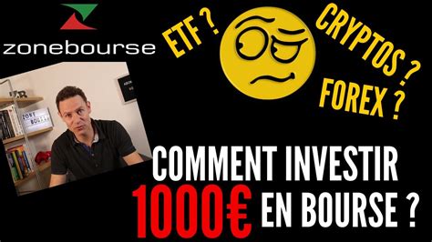 Comment Investir 1000 Euros En Bourse