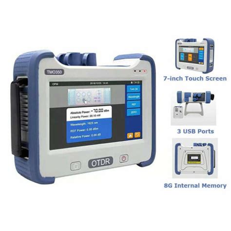 Tmo350 Otdr Optical Time Domain Reflectometer Tester 13101550nm Vfl