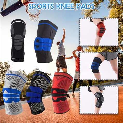 1pcs Sports Knee Brace Elastic Support Nylon Fitness Strap Running Pads