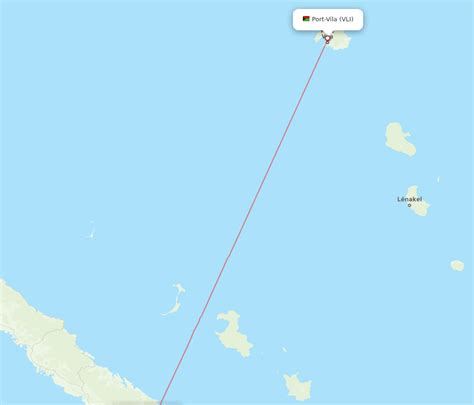 All Flight Routes From Noumea To Port Vila Nou To Vli Flight Routes