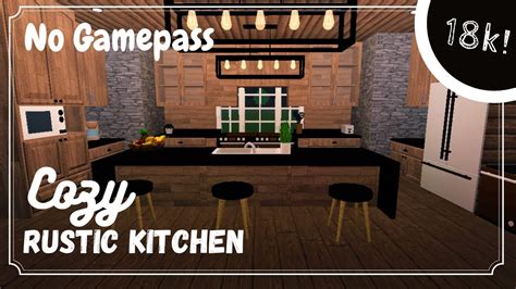 Rustic Kitchen Ideas Bloxburg