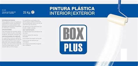 Pintura Plastica Int Ext Box Plus Blanco Mate 25kg SALVIA S L