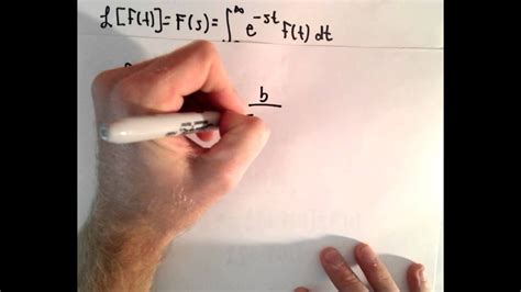 Laplace Transform The Derivative Theorem And One Example Youtube