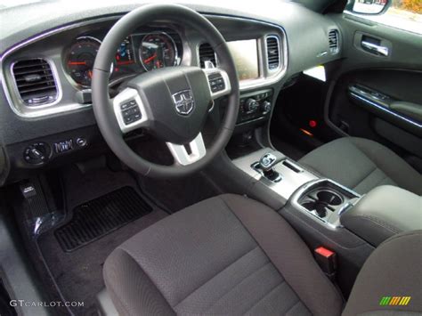 Black Interior 2012 Dodge Charger SXT Photo #64145717 | GTCarLot.com