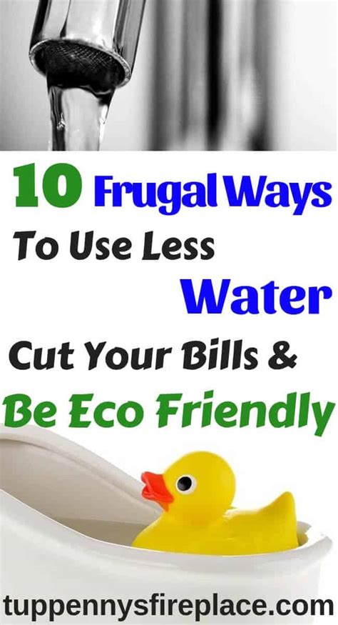 10 Ways To Save Money On Your Water Bill