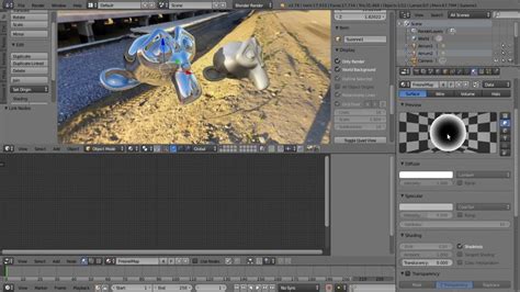 Blender 2 78 PBR Viewport Reflections Shadows Tutorial3 YouTube