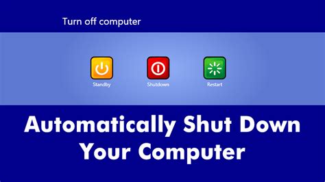 How To Automatically Shut Down Your Pc At A Specified Time