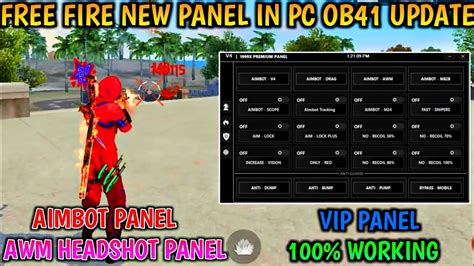 Free Fire New Panel Ob Update Ff Pc Panel Fake Damage Fixed