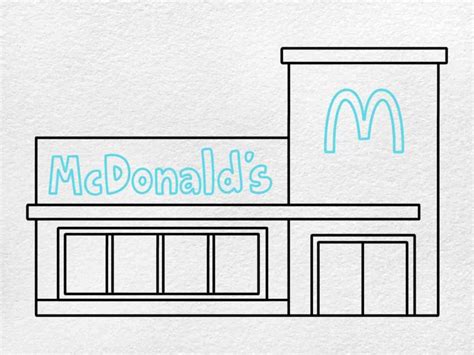 How to Draw Mcdonalds - HelloArtsy