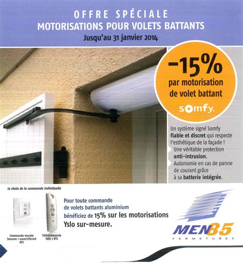 Volet Battant Aluminium Motorisation Somfy Menuiserie Vendee Actiba