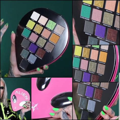 Jeffree Star Alien Palette 2018 Holiday Collection Makeup Eyeshadow Palette Makeup Dupes