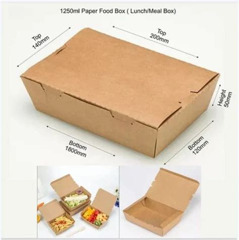 1250ml Paper Food Box At Rs 15piece Paper Food Boxes In Ahmedabad Id 2849616382788