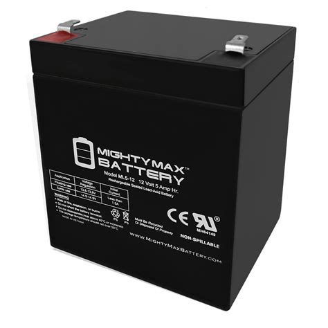 Mighty Max Battery ML5 12 12 Volt 5 AH Rechargeable SLA Battery