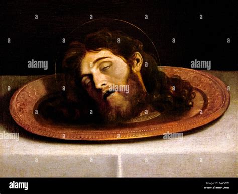 Saint John the Baptist `s Head on a Tray Domenichino Domenico Zampieri ...