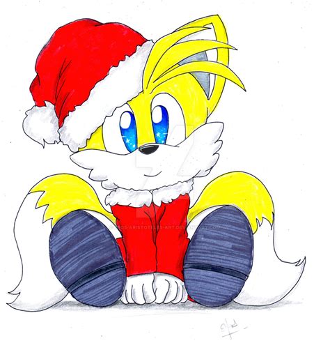 Tails The Fox Merry Christmas 4 2015 By Erosmilestailsprower On Deviantart