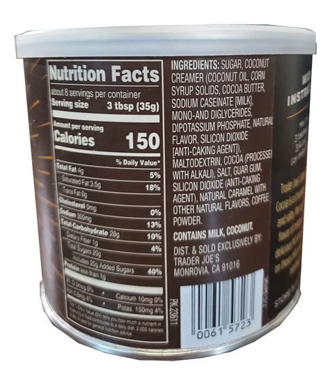 Trader Joes Salted Caramel Flavored Hot Cocoa With Other Natural