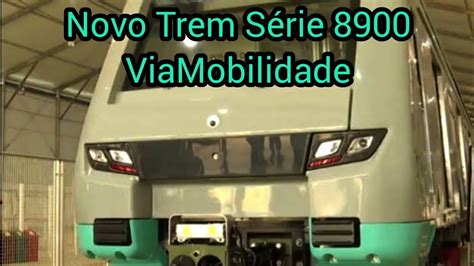 O Novo Trem Série 8900 Da ViaMobilidade Máscara Muito Estranha YouTube