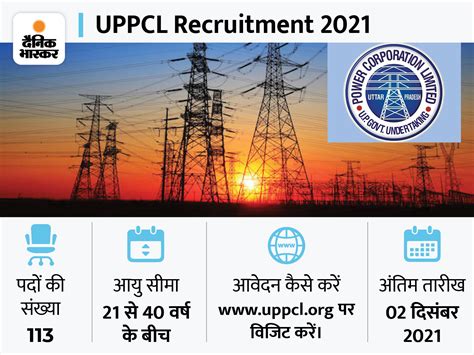 UPPCL Recruitment For 113 Posts In Electricity Department Candidates