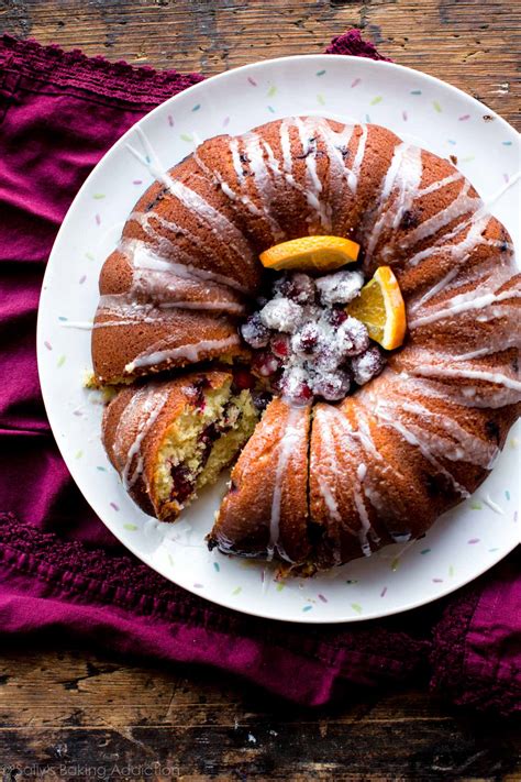 Cranberry Orange Bundt Cake Sallys Baking Addiction