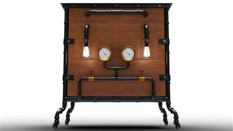 ArtStation - 3D Steampunk cabinet | Resources