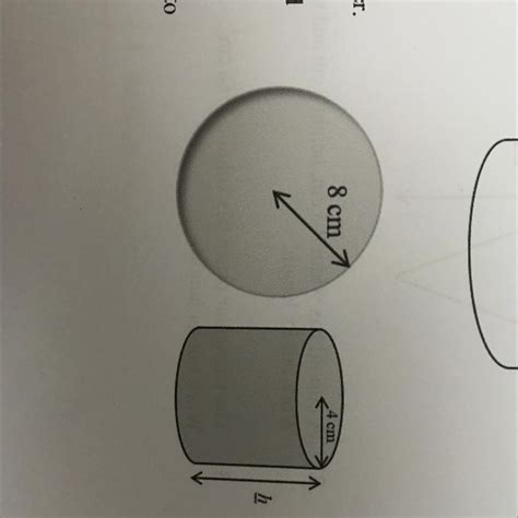 The Diagram Shows A Sphere And A Solid Cylinder The Sphere Has Radius