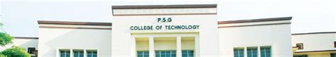 Psg College Of Technology Psgct Admission Eligibility Fees