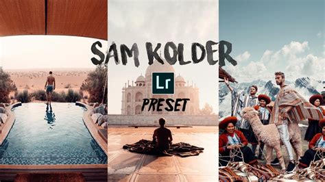 Sam Kolder Free Lightroom Mobile Preset DNG Format Free Lightroom