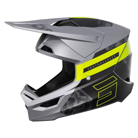 Casque SHOT Furious Patrol Grey Neon Yellow Matt En Stock ICasque