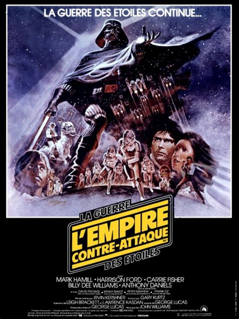 STAR WARS V LEMPIRE CONTRE ATTAQUE Affiche de cinéma originale