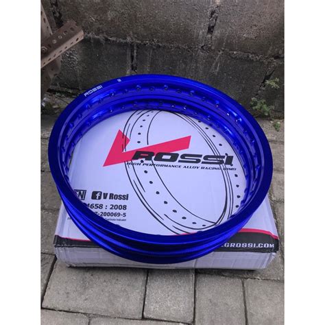 Jual Velg Lingkaran Ring Rossi W Shape Blue Biru Shopee